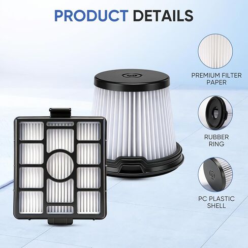 6 Pack IW3511 BU3521 Filter Replacements for Shark IW3511 IW1111 IW1120 Detect Pro Lightweight Cordless Stick Vacuum Cleaner and Shark BU3523 Clean Empty in Saudi Arabia
