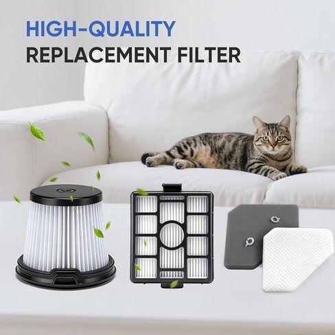 6 Pack IW3511 BU3521 Filter Replacements for Shark IW3511 IW1111 IW1120 Detect Pro Lightweight Cordless Stick Vacuum Cleaner and Shark BU3523 Clean Empty in Saudi Arabia