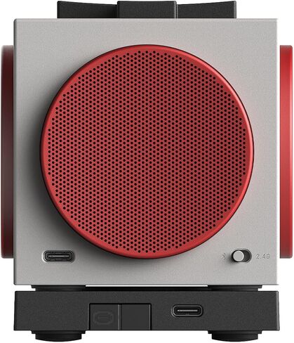 8BitDo Retro Cube 2 Speaker, Portable Bluetooth Speaker with Stereo Sound, Wireless Charging Dock, Bluetooth 5.3/2.4G/Wired USB Connections - N Edition in Saudi Arabia
