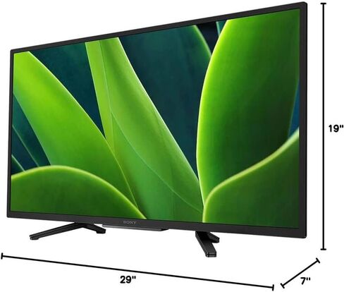 سوني KD32W830KIT1 32 بوصة فئة W830K HD LED تلفزيون جوجل الذكي HDR Android TV مدمج Chromecast WiFi HDMI Streamin in Saudi Arabia