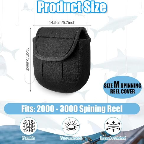 Fishing Spinning Reel Cover Bag for 2000-3000 Series Baitcasting Trolling Fishing Reels Protective Cover Case Pouch Sleeve Gloves in Saudi Arabia