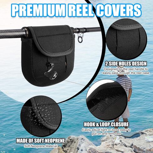 Fishing Spinning Reel Cover Bag for 2000-3000 Series Baitcasting Trolling Fishing Reels Protective Cover Case Pouch Sleeve Gloves in Saudi Arabia