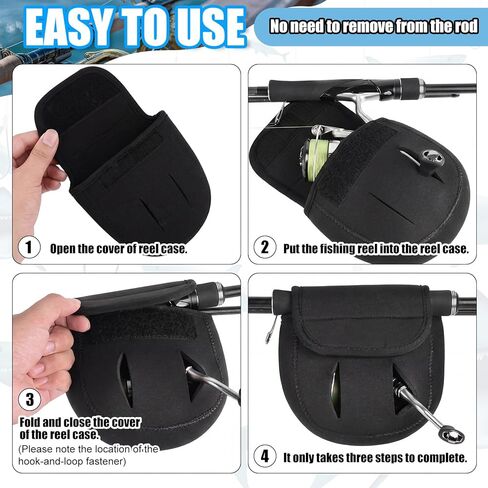 Fishing Spinning Reel Cover Bag for 2000-3000 Series Baitcasting Trolling Fishing Reels Protective Cover Case Pouch Sleeve Gloves in Saudi Arabia