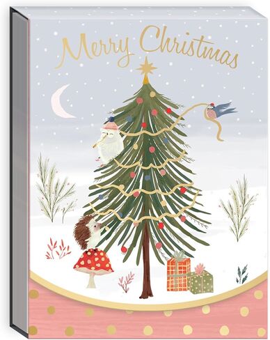 Punch Studio Molly & Rex 12 Days Partridge Xmas Pocket Notepad (31951) in Saudi Arabia