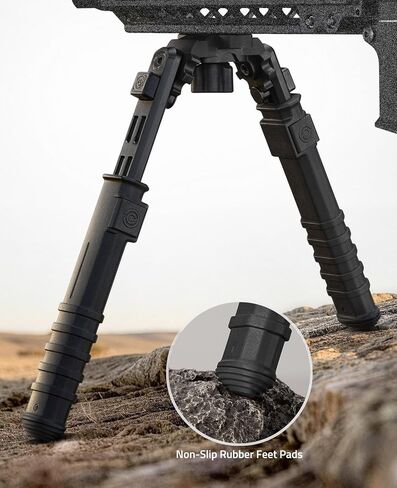 CVLIFE Bipods for Rifles M-Rail Rifle Bipod Quick Release Bipod Foldable Leg Height Adjustable Stable for Hunting and Shooting in Saudi Arabia