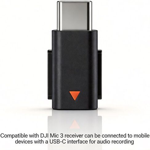 for DJI Mic 3 USB C Type-C Mobile Phone Adapter,Plug and Play Smartphone/PC/Mac Connector Accessories, NOT Compatible with DJI Mic and Mic 2 and Mic mini in Saudi Arabia