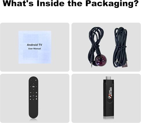 Android 13.0 TV Stick HD، عصا تلفاز ذكية محمولة للغاية، ذاكرة وصول عشوائي 2 جيجابايت، ذاكرة تخزين داخلية 16 جيجابايت، تدعم 2.4 جيجا/5 جيجا واي فاي، بلوتوث 5.0 USB HDR10 مع جهاز تحكم عن بعد صوتي للمسارح المنزلية وترقيات التلفزيون الذكي in Saudi Arabia