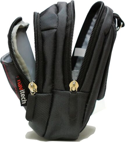 Navitech Black Protective Portable Handheld Binocular Case and Travel Bag Compatible with Leica Monovid 8 x 20 (with Belt and Shoulder Strap) in Saudi Arabia