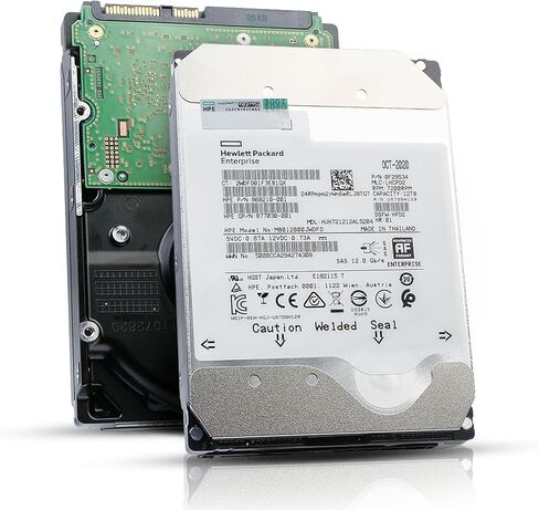 HP/HGST Ultrastar DC HC520 HUH721212AL5204 0F29534 12 تيرابايت 7200 دورة في الدقيقة SAS 12 جيجابايت/ثانية 512e 3.5 بوصة محرك الأقراص الصلبة للمؤسسات MB012000JWDFD 868210-001 (متجدد) in Saudi Arabia