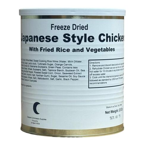 Military Surplus Freeze-Dried Chicken Patties 14 Oz | Long-Term Emergency Food | 25+ Year Shelf Life | Fully Cooked, High-Protein Survival Meal | Ideal for Camping & Outdoor Adventures in Saudi Arabia