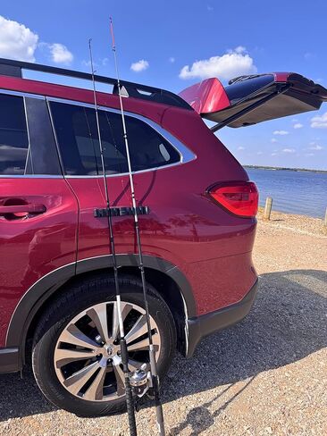 Magnetic Fishing Rod Holder for Car & Truck – Stop Scratches & Tangles | Strong Magnet, Paint-Safe, No Drill | Portable Rod Rack for Rigging & Setup (Stationary Use Only) | Veteran Owned in Saudi Arabia