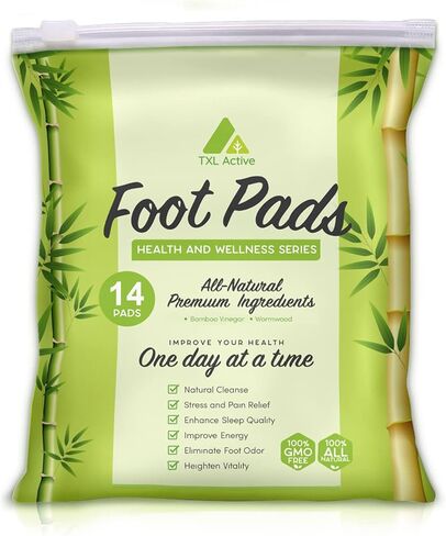 TXL Active All Natural Ginger Foot Pads, Rapid Foot Care, Foot Pads for Women and Men Foot Care, Enhance Sleep Quality, Relaxation During Sleep with Foot Pads, Package - 30 Pads in Saudi Arabia