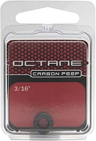 Octane Carbon Peep | Lightweight Durable Easily Attached Archery Hunting Bow Peep Sight with Anti-Glare Finish in Saudi Arabia