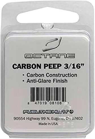 Octane Carbon Peep | Lightweight Durable Easily Attached Archery Hunting Bow Peep Sight with Anti-Glare Finish in Saudi Arabia