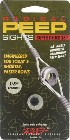 RAD Super Deuce 38 Peep Sight Black 3/16 in. in Saudi Arabia