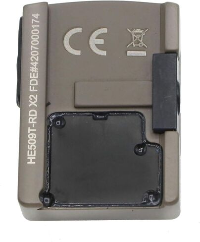 HOLOSUN Green Multi-Reticle Reflex Sight, Titanium Enclosed, FDE, Solar Failsafe, Shake Awake, 12 Brightness Settings (HE509T-GR-X2-FDE) in Saudi Arabia