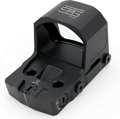 TSA® Micro Reflex Sight 3 MOA Green Dot - RMSc/K Footprint، Shake Awake، علبة البطارية الجانبية، لوحة المحول متضمنة in Kuwait