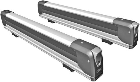 Audi 4M8071129 Ski Holder Snowboard Holder with Pull-Out Function Only for Base Bars with T-Nut Profile Silver in Saudi Arabia