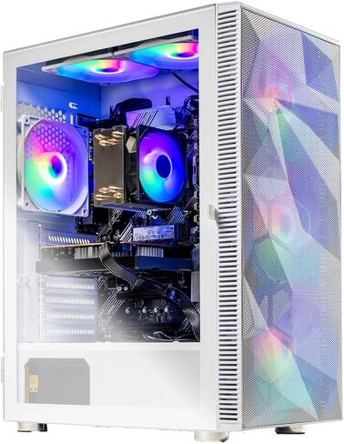 Skytech Gaming Storm Gaming PC, AMD Ryzen 5 5500 3.6GHz, NVIDIA RTX 3050 6GB VRAM, 1TB NVMe SSD, 16GB DDR4 RAM 3200, 650W Gold PSU, WI-FI 5, Windows 11, Desktop in Saudi Arabia