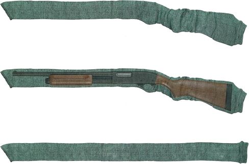 TPO 54" x4 Silicone Treated Knit Gun Sock Cover, Non-Destructive, Easy-Slide, Rust-Preventing Rifle Cover Case Fit Most Rifles or Shotguns (Green) in Saudi Arabia