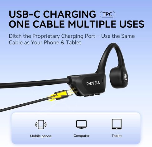 سماعات توصيل العظام البرية 5 ، سماعات سماعات سباحة IP68 مقاومة للماء ذاكرة MP3 MP3 32G ، Bluetooth 5.4 ، مادة السيليكون السائل للركض ، المشي لمسافات طويلة واكتشاف البرية in Kuwait