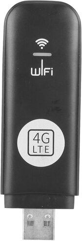 Yunseity 4G LTE USB WiFi Modem, High Speed Portable Travel Hotspot with SIM Card Slot for Vista 7 8 10 iOS, Supports 8 Users 10m Range 150Mbps in Saudi Arabia