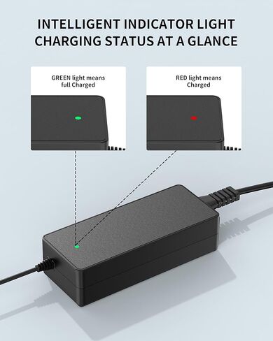 VHBW Charger for AovoPro Electric Scooter – ES80 / 365GO / AP07 / S3 / ES40 Scooter Power Adapter, 42V Charger for AovoPro Scooter in Saudi Arabia