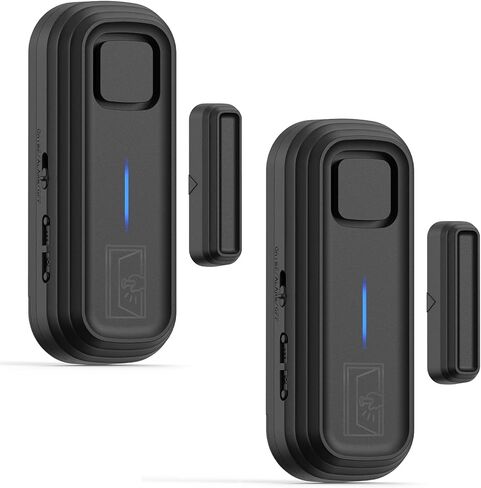 Door Alarm, SanJie Door Left Open Alarm for Home Security - 2 Alarm Modes Instant/Delayed Alerts 30s/1min/2min/4min, 0-125dB Volume for Kids Safety, Dementia Care, and Pool Safety - Alerts When Opened in Saudi Arabia