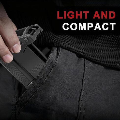 محمل سرعة 9 مم، محمل سرعة المجلة العالمية | يناسب 9 مم، .45 ACP، .40 S&W، 10 مم، .357، .380 ACP، 1911 حافظة إبهام خالية من الألم، ملحق مسدس بوليمر متين in Kuwait