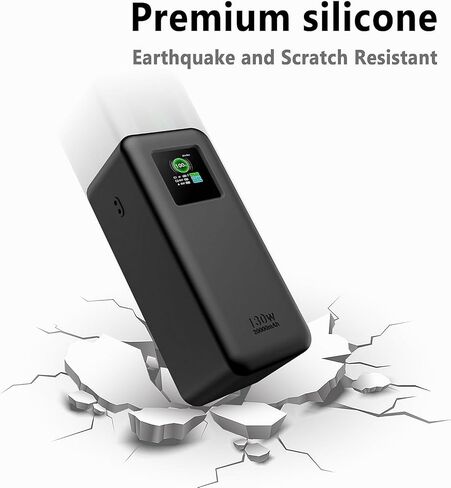 Geiomoo Soft Silicone Case for UGREEN Nexode Power Bank 20000mAh 130W Flexible Scratch Resistant Cover (Black) in Saudi Arabia