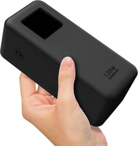 Geiomoo Soft Silicone Case for UGREEN Nexode Power Bank 20000mAh 130W Flexible Scratch Resistant Cover (Black) in Saudi Arabia