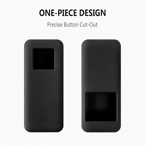 Geiomoo Soft Silicone Case for UGREEN Nexode Power Bank 20000mAh 130W Flexible Scratch Resistant Cover (Black) in Saudi Arabia