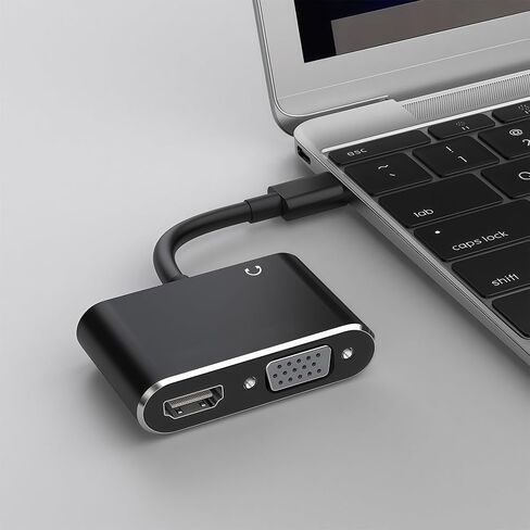 محول Mjaie USB3.0 إلى HDTV VGA للشاشات مع محول شاشة مزدوج بسرعة 5 جيجابت في الثانية ودقة 1080 بكسل للتوصيل والتشغيل in Kuwait