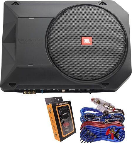 JBL Bass Pro SL2 8" Underseat Subwoofer (125 watts RMS Class D) + Wiring Kit Bundle - Powerful Sound, Easy Installation, Car Upgrade in Saudi Arabia