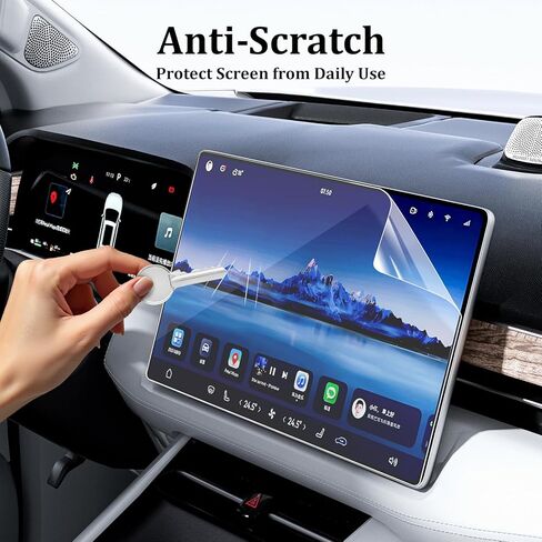 4 Pack Cut to Fit Screen Protector 295x210mm, Universal Trimmable Display Protective Transparent Soft Film, PET Customizable Cuttable Screen Protector for Phone Tablet GPS Watch Game Console in Saudi Arabia