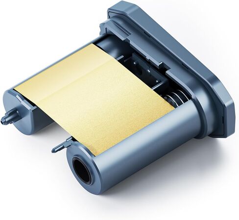 NIIMBOT Compatible Labeling Ribbon, Replacement Refill Tapes, Only for M2 Thermal Transfer Label Printer, Clear Printing Long Storage Time, 24 Meters, Color Golden in Saudi Arabia