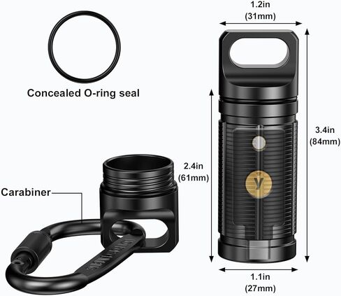 YubiKey Case for Multiple Keys, Metal Holder for YubiKey 5 Series, Portable Storage for Yubico Security Keys in Saudi Arabia