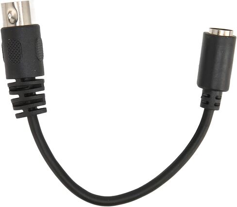 Banapoy DIN 5 Pin Male إلى Mini DIN 6 Pin Female، سلك كابل محول محول لوحة المفاتيح، سلك ماوس لوحة المفاتيح لجهاز PS2، 5.9 بوصة in Kuwait