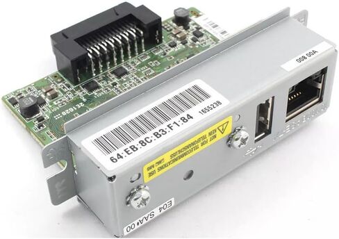 UB-E04 Ethernet Interface Module Print Server C32C881008 for TM-T88VI T88V T70II U220 H6000 Series POS Printers in Saudi Arabia