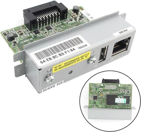 UB-E04 Ethernet Interface Module Print Server C32C881008 for TM-T88VI T88V T70II U220 H6000 Series POS Printers in Saudi Arabia
