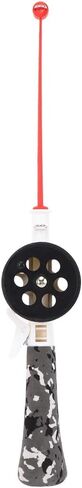 SUNGOOYUE 34cm Winter Ice Fishing Rod for Children with Reel EVA Lightweight Portable in Saudi Arabia