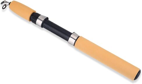 SUNGOOYUE Ice Winter Fishing Rod, Glass Fiber Retractable Mini Fishing Pole Tackle for Winter Ice in Saudi Arabia