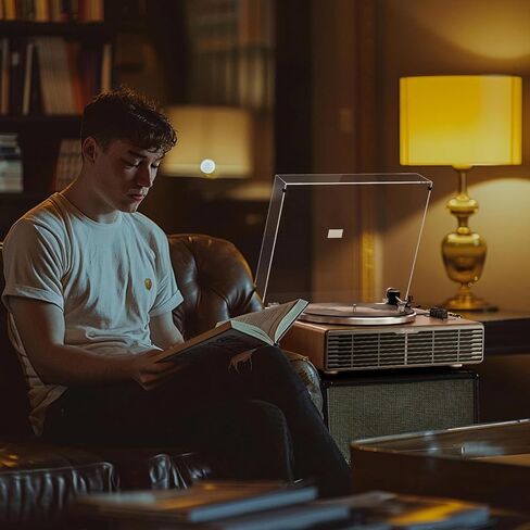 مشغل تسجيل الفينيل XJ-HOME، مشغل تسجيل الكل في واحد مع مكبرات صوت مدمجة، قرص دوار بلوتوث لصوت عالي الدقة، مخرج RCA/AUX-in، سرعتان، لديكور المنزل والمبتدئين in Saudi Arabia