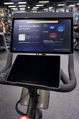 Phone & Tablet Holder for Exercise Bike - Compatible with the Peloton+ - Stable Mount for Indoor Cycling in Saudi Arabia