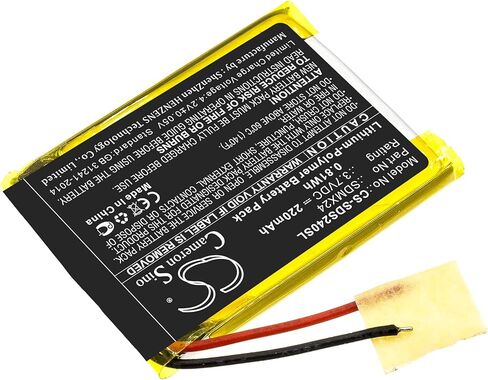 Replacement Battery for SD Sansa Clip Sport SDMX24 (220mAh) in Saudi Arabia