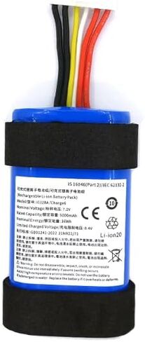 I0328A GSP-2S1P-CH6A Battery Replacement for JBL Charge 6 Portable Bluetooth Speaker 7.2V 5000mAh in Saudi Arabia