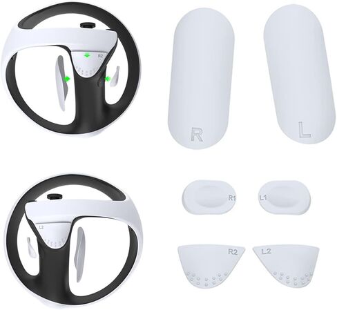 Silicone Pads Replacement for PS VR2 Gaming Gamepad Grip Button Protection Accessories Pads Cover in Saudi Arabia