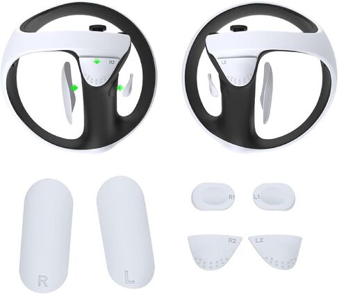 Silicone Pads Replacement for PS VR2 Gaming Gamepad Grip Button Protection Accessories Pads Cover in Saudi Arabia