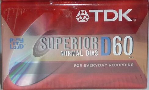 TDK Superior Normal Bias D60 Blank Cassette Tape (Single) in Saudi Arabia