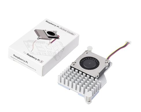 (3PCS) Official Pi 5 Active Cooler, Compatible with Raspberry Pi 5, Combines Temperature-Controlled Blower Fan and Aluminium Heatsink, Comes with Thermal Tapes for Better Heat Dissipation in Saudi Arabia